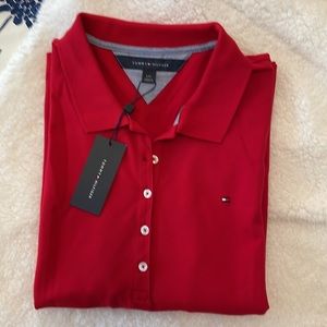 Red Tommy Hilfiger t-shirt